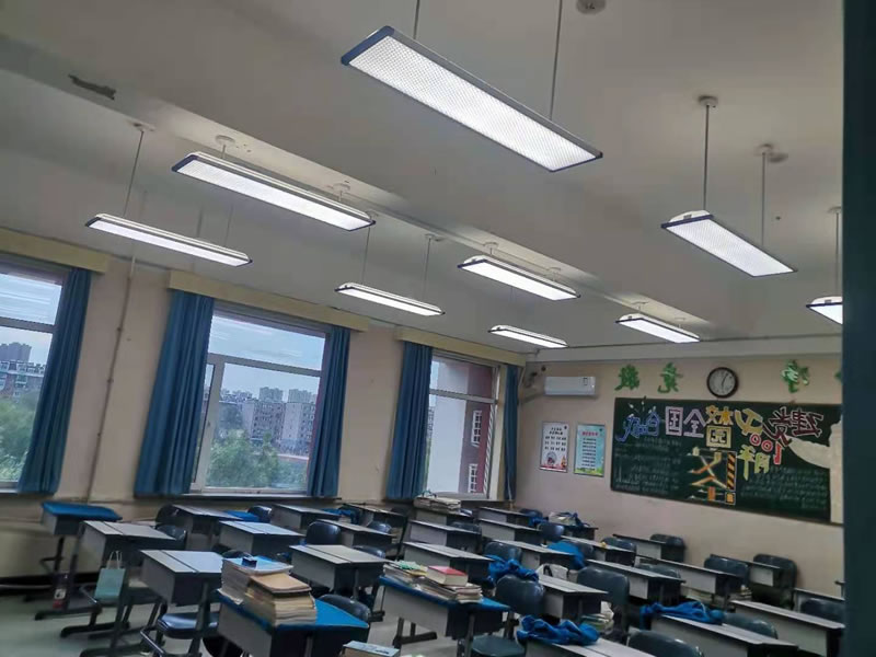 广东护眼教室灯改造之周口